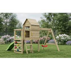 Luomi leget�rn trykimpr�gneret med gr�n rutsjebane