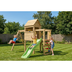 Luomi leget�rn trykimpr�gneret med gr�n rutsjebane