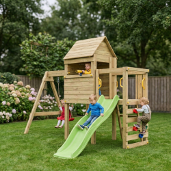 Luomi leget�rn trykimpr�gneret med gr�n rutsjebane