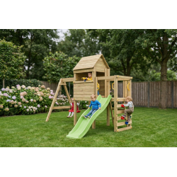 Luomi leget�rn trykimpr�gneret med gr�n rutsjebane