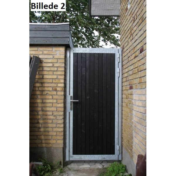 Enkeltlåge med rukolås i bredde 90cm x H