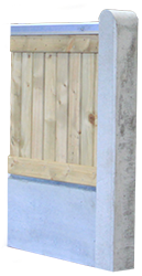 Lgtehegn trykimp. gran. 189x90cm (120cm over jord)