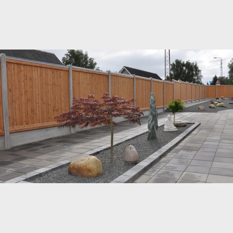 Lgtehegn dypimp. gran. i pine 189x60cm (90cm over jord)