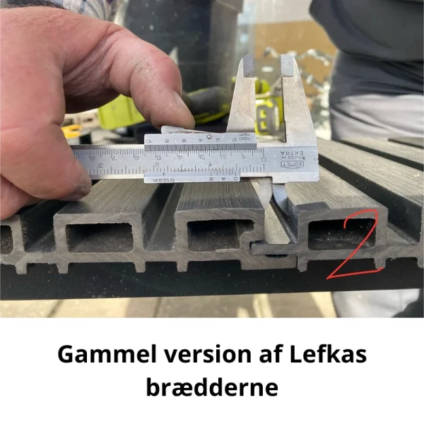 Kompositbekldning 26x219x2900 mm  Lefkas eksklusive facadepaneler