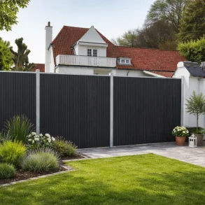 Lefkas lodret komposithegn med bekl�dning p� 2 sider - Platinklasse