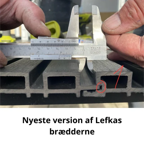 Kompositbekldning 26x219x2900 mm  Lefkas eksklusive facadepaneler