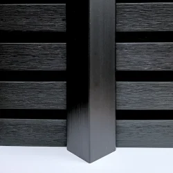 Lefkas hjrneliste i mrk antracit 50x50x2900mm