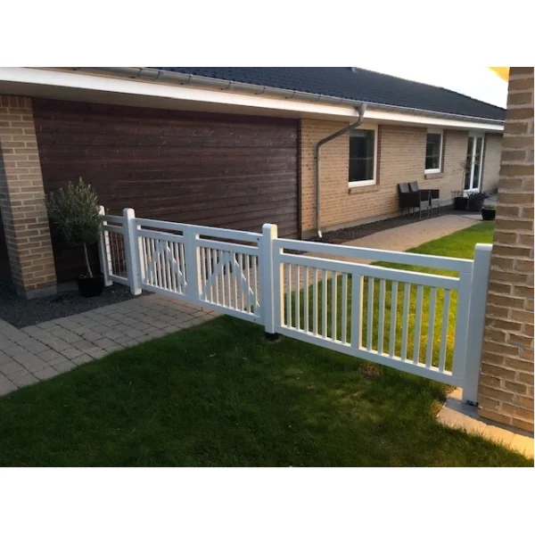 Linea facadehegn i hvid 150x80cm (BxH)