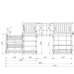 Loco express leget�rn teak farvet med gr�n rutsjebane