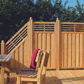 Locarno terrassehegn i lrk 90x180cm (BxH)