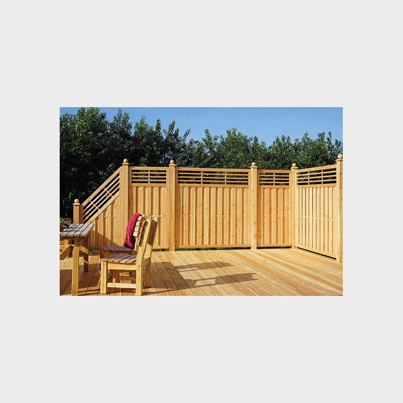 Locarno terrassehegn i lrk 90x180cm (BxH)