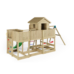 Longstepper  leget�rn trykimpr�gneret med gr�n rutsjebane