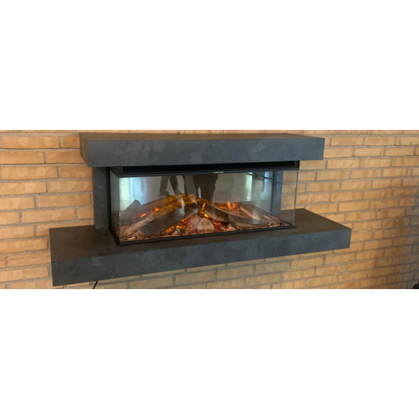 La Nordica Lumen 870 Elektrisk Vghngt Pejs  Antracit Ramme