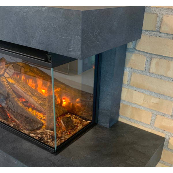 La Nordica Lumen 870 Elektrisk Vghngt Pejs  Antracit Ramme