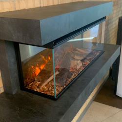 La Nordica Lumen 870 Elektrisk Vghngt Pejs  Antracit Ramme