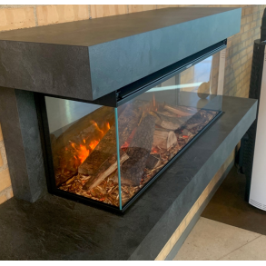 La Nordica Lumen 870 Elektrisk Vghngt Pejs  Antracit Ramme