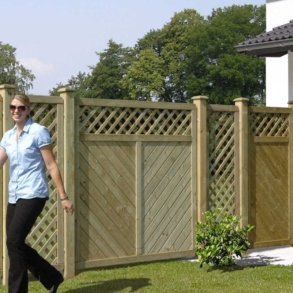 Lugano hegn med espalier 180x180cm (BxH) Lagersalg