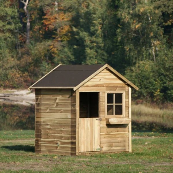 Legehus Mathias  klassisk og charmerende legehus i FSC-certificeret tr - Slvklasse 1,41m2