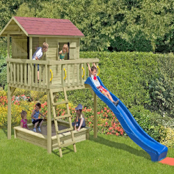 Slvklasse: Maxi legehus p stolper 1,8m2 + terrasse