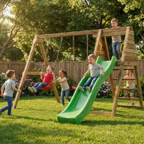 MaxPlay GYM leget�rn trykimpr�gneret med gr�n rutsjebane