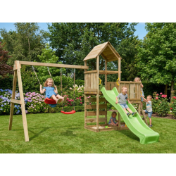MaxPlay 3.2 leget�rn med to gynges�der, rutsjebane og klatrev�g