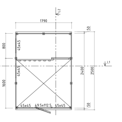Legehus Mia med hems og kvist  et rummeligt legehus i to etager