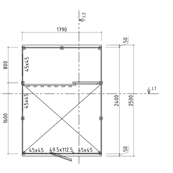 Mia legehus med hems og kvist &#150; et legehus i to etager til leg og fantasi