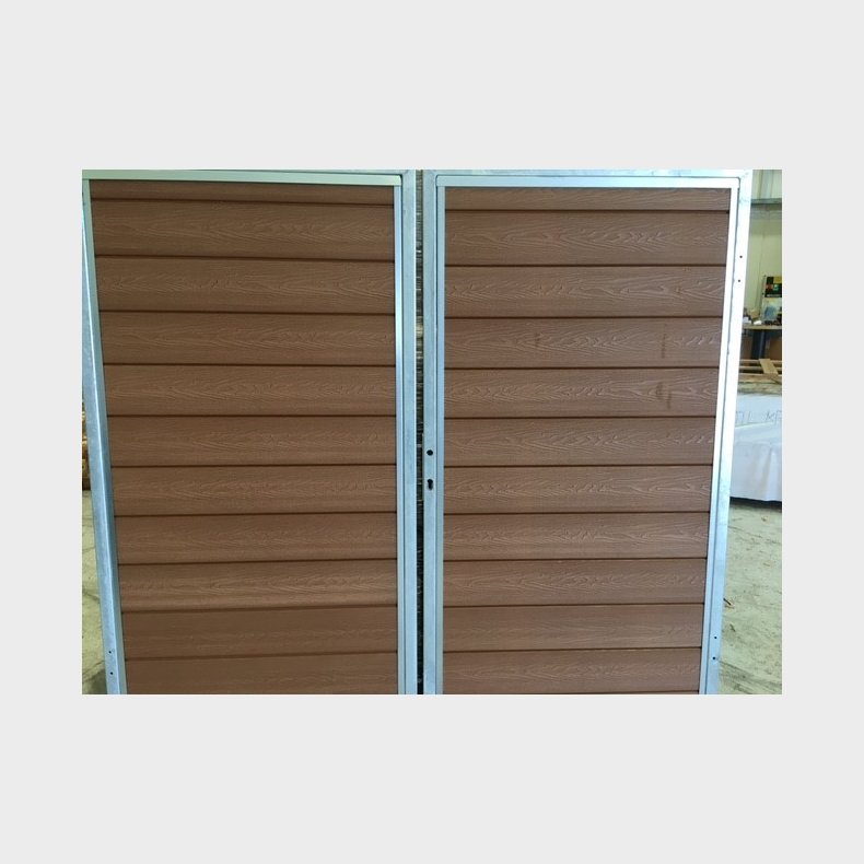 Nice i brun komposit dobbeltlge i specialstrrelse fra 200-360cm bred 