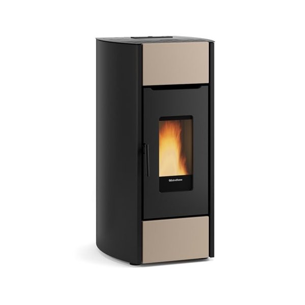 Mirka pilleovn med bagudgang og topafgang (160m2)