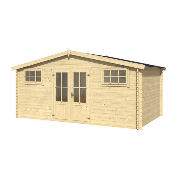 Ubby 380 redskabsskur NY / havehus i ubehandlet p 17,7m2