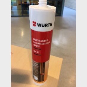 Montagelim til komposithegn - fastgrelse af topskinne