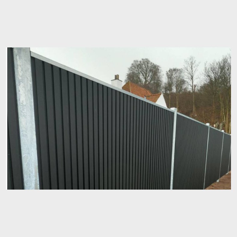 Lefkas lodret komposithegn med bekldning p 2 sider - Platinklasse