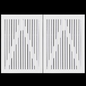 Nagano dobbeltlge hvid 200x140cm (BxH)