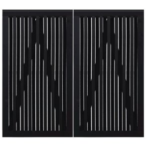 Nagano dobbeltlge sort 200x180cm (BxH)