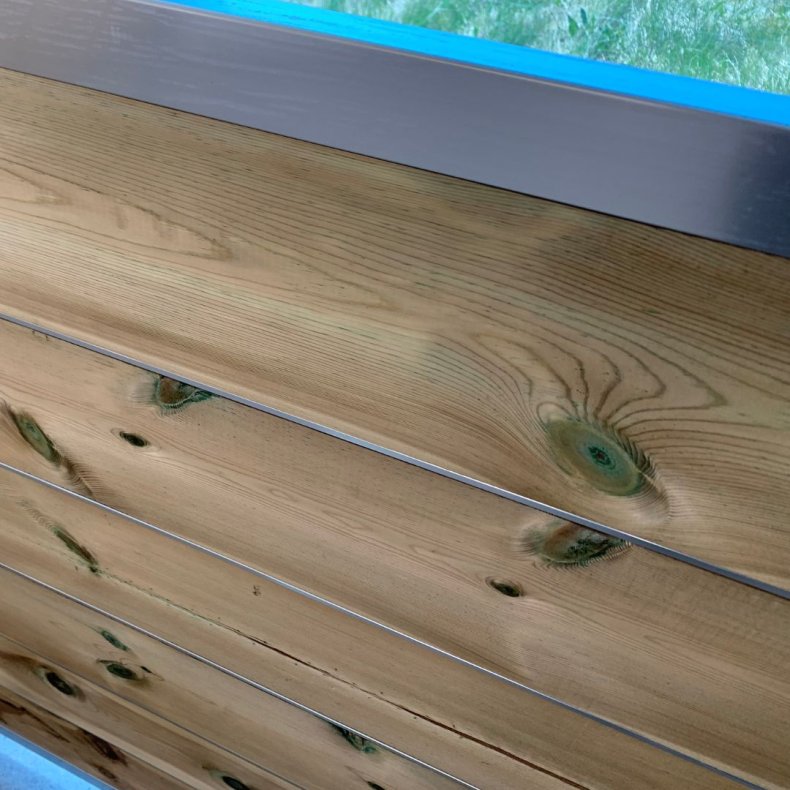 Systemhegn med alustolper - Slvklasse