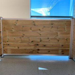 Systemhegn med alustolper - Slvklasse