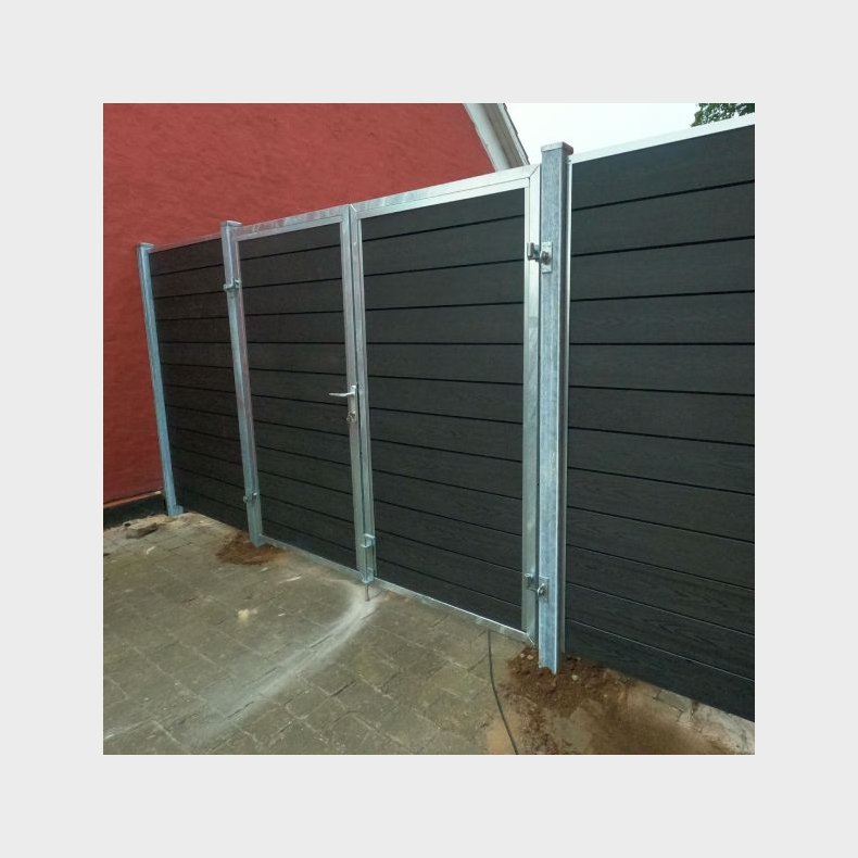 Milano dobbeltlge inkl. stolper 197x180cm (BxH)