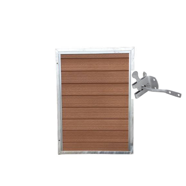 Milano enkeltlge i komposit inkl. stolper 97cm i bredden x den valgte hjde