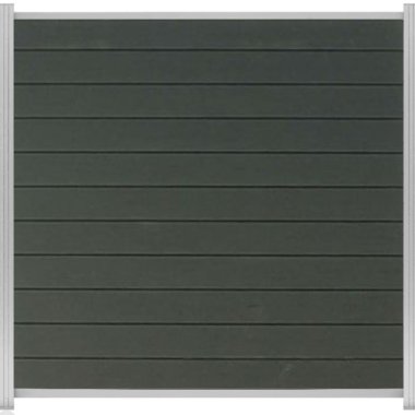 Nice komposithegn med alustolper (hegnsmodel)