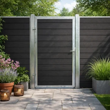 Nice enkeltl�ge i komposit inkl. stolper 97cm i bredden x den valgte h�jde