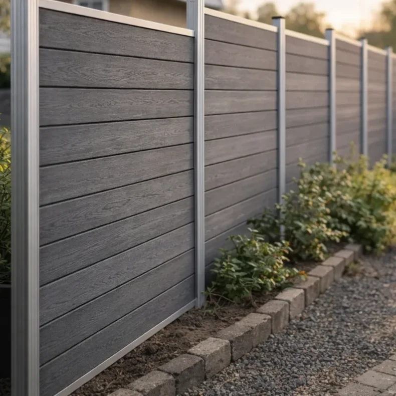 Nice komposithegn med alu stolper - Guldklasse