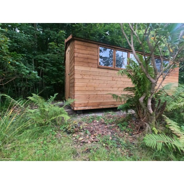 Noa redskabsskur i trykimprgneret tr 14,4 m2: Platinklasse