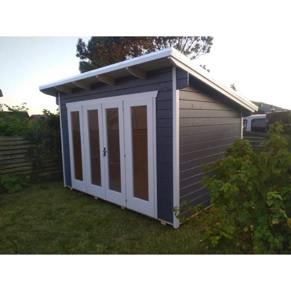 Ordrup havehus model 1 i skifergr p 8,75m2