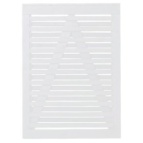 Osaka enkeltl�ge i hvid 100x136cm (BxH)