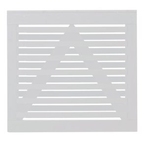 Osaka enkeltl�ge hvid 100x93cm (BxH)