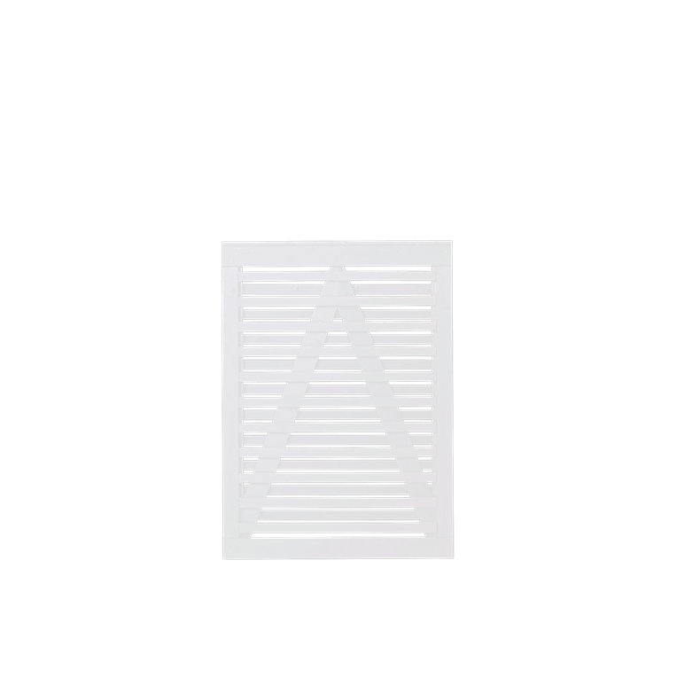 Osaka enkeltlge i hvid 100x136cm (BxH)