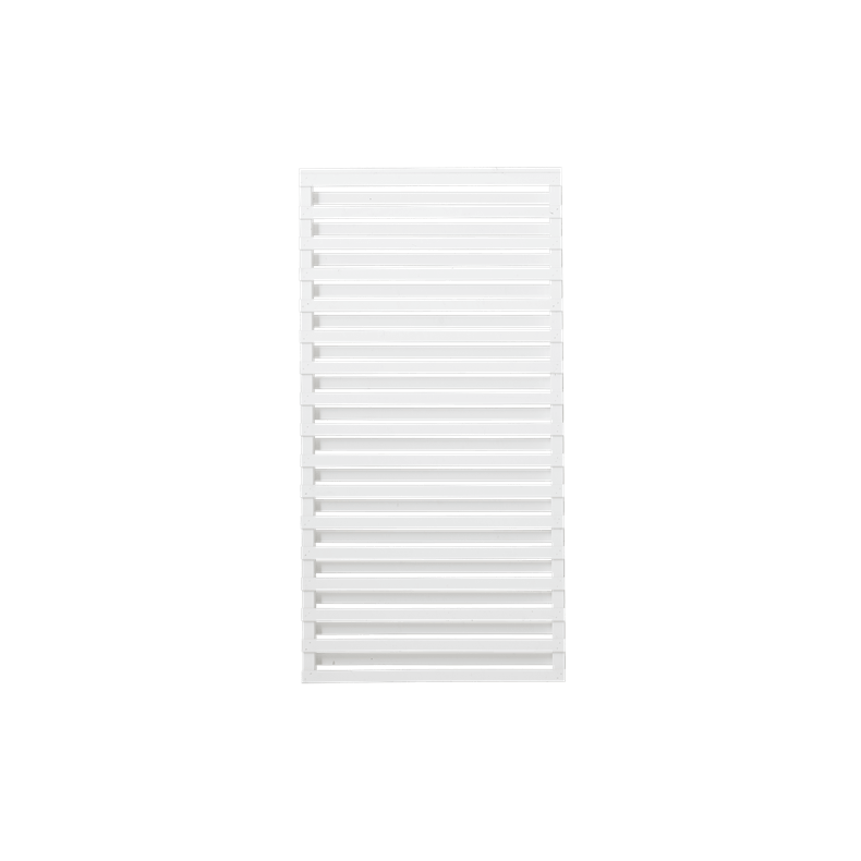 Osaka hegn i grundmalet hvid 90x180cm (BxH)