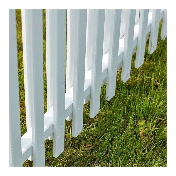 Osaka hegn i grundmalet hvid 180x180cm (BxH)