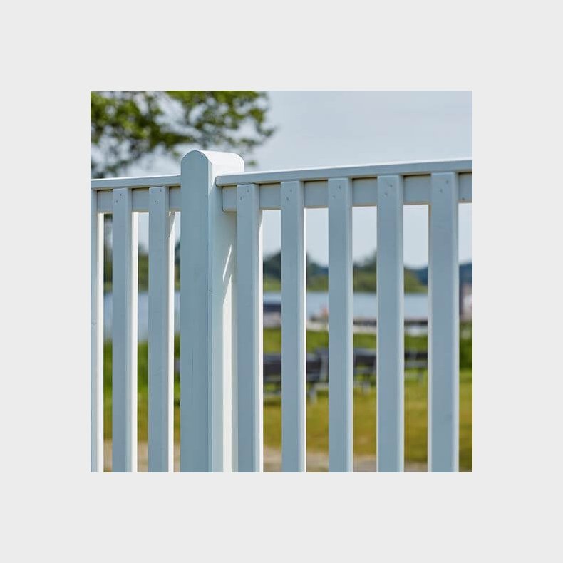 Osaka hegn i grundmalet hvid 180x136cm (BxH)