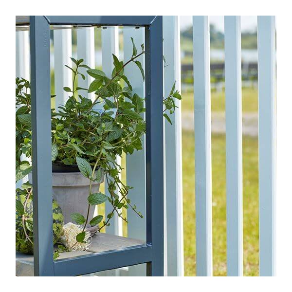 Osaka hegn i grundmalet hvid 180x93cm (BxH)